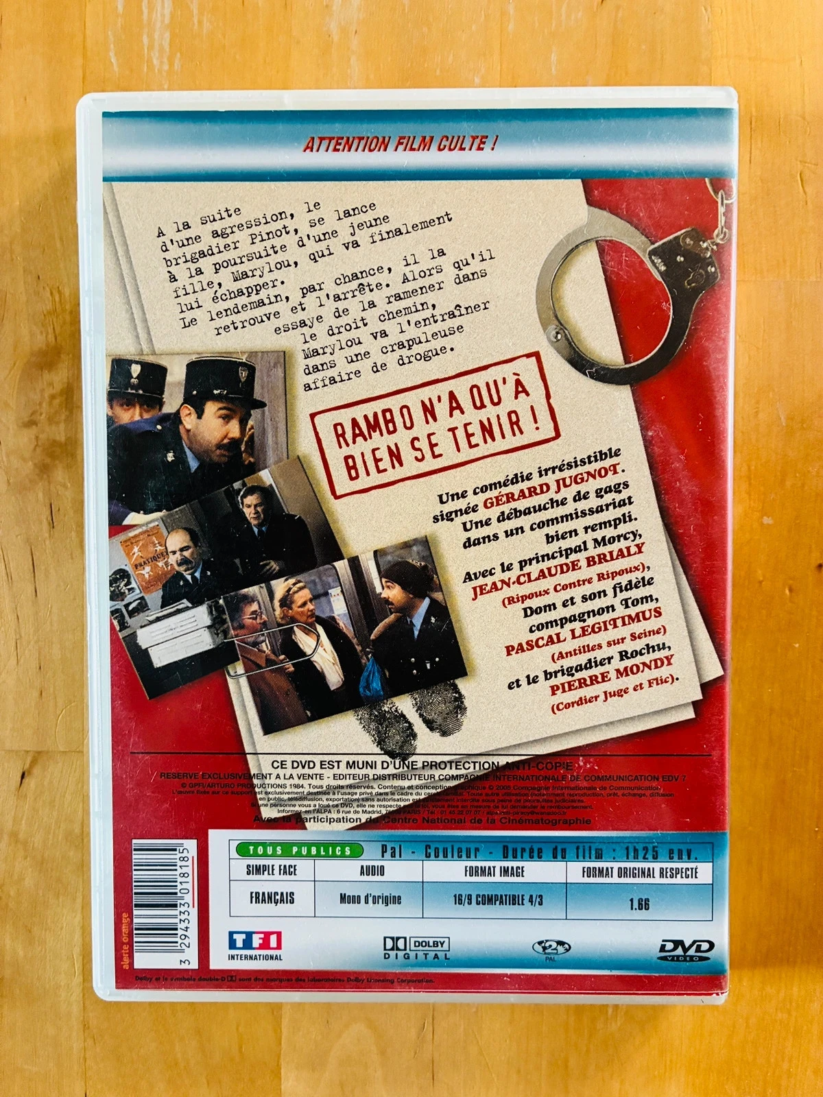 DVD Pinot simple flic Gérard Jugnot. – photo 3
